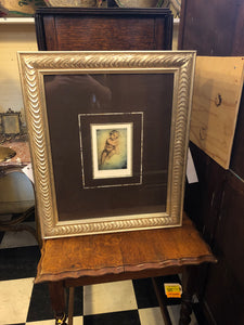 Antique Etching Custom Framed